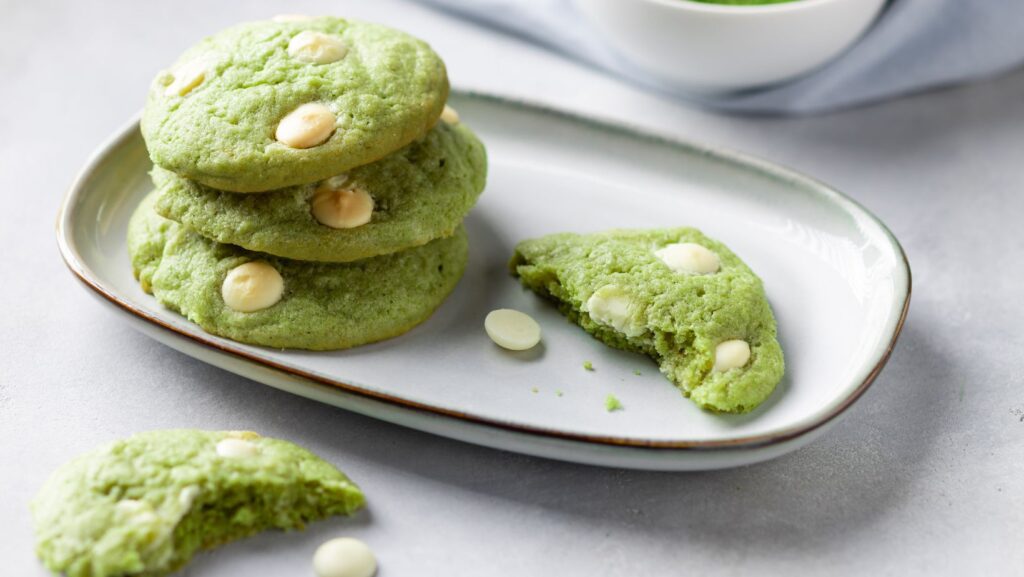 green cookies