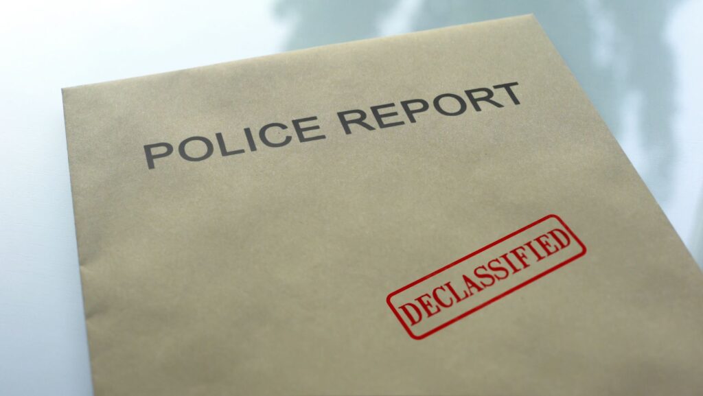 what happens to a police report if no charges are filed