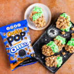 COOKIE POP OREO HALLOWEEN- “SLIME MONSTER POPCORN BARS”